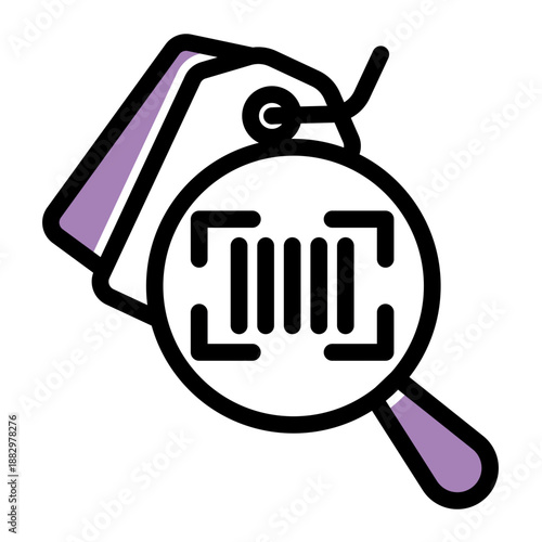 Product Scanner Icon from Cyber Monday Icon Collection (Outline Color Lineal Style)