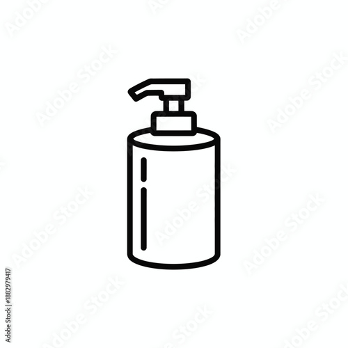 Hand sanitizer dispenser isolated on white background, Vector, illustration