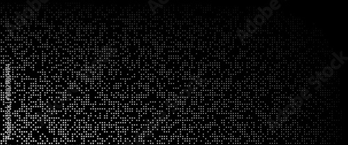 Vector fabric texture. Distressed texture of weaving fabric. Grunge background. Abstract halftone vector illustration. Overlay to create interesting effect and depth. Black isolated on white. EPS10.