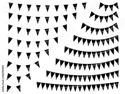 ガーランド三角、曲線、19黒