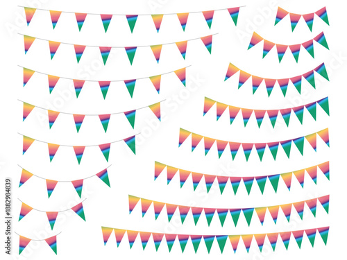 ガーランド三角、曲線、21虹濃