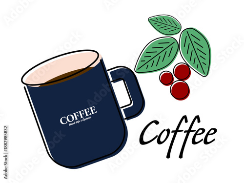 コーヒーのイラストレーション