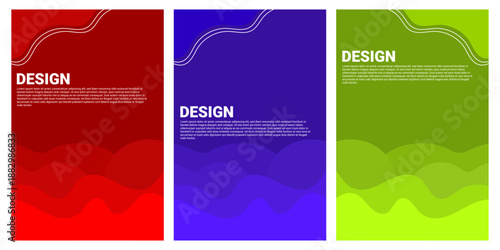 Modern vector template for social media stories and advertising banners with abstract shapes and editable elements