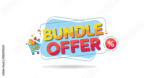 Vibrant bundle offer banner for retail and e-commerce promotions.