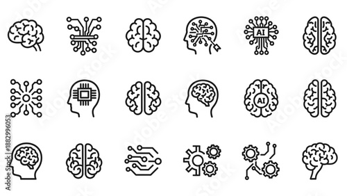 Collection of Brain Illustrations and Diagrams.