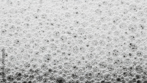 Soap Bubbles Macro Structure Detail Water Foam Texture Seamless Pattern Grayscale Monochrome Surface