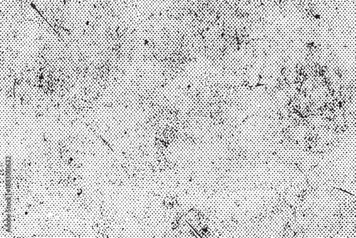 Black and White Grunge Halftone Texture Background