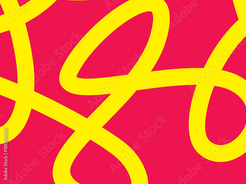 Bright abstract poster with flowing shapes in warm colors featuring colorful wavy lines for a dynamic, modern, motivating design typography for creative wall art.