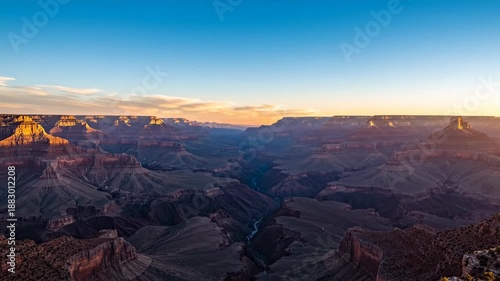 Grand Canyon Sunrise - A Majestic View of Natures Beauty.