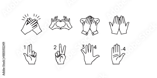 Hand drawn vector illustration of a human hand gesture holding a black fork icon as a design symbol for business or volunteer help