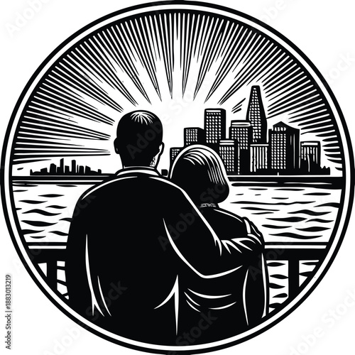 A professional high-angle shot of a minimalist wooden desk featuring a modern laptop and a cup of black coffee in a bright sunlit office