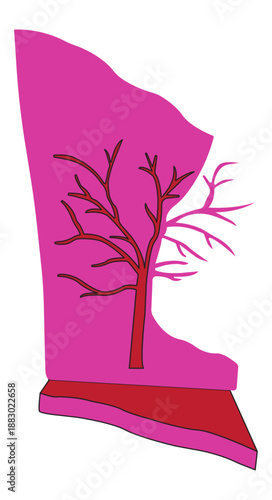 is the cover art for the album Hidde  the music group Our Shame.