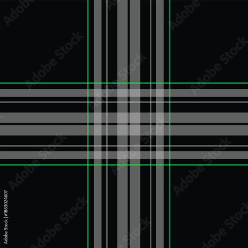 Black Background for Textile Design, Check Pattern, Fabric Texture