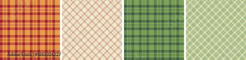  Flannel skirt design seamless pattern for dress check, gingham , tartan plaid , tablecloth other modern and fashion print.