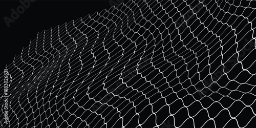 Mesh texture for fishing nets. Seamless pattern for sportswear or soccer goal, volleyball net, basketball hoop, hockey, athletics.
