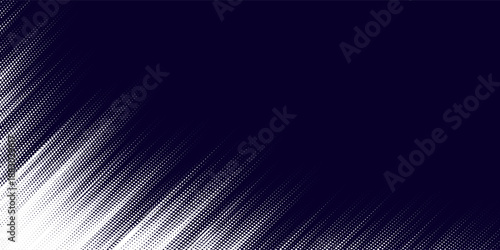 Abstract purple halftone dots background with vertical gradient light effect, modern digital texture design for technology, music, sound wave, futuristic poster, website header, presentation