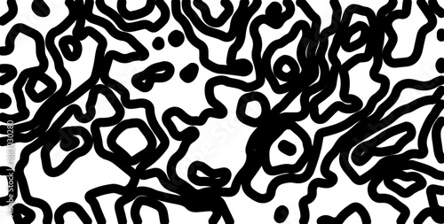 Abstract Black and White Lines