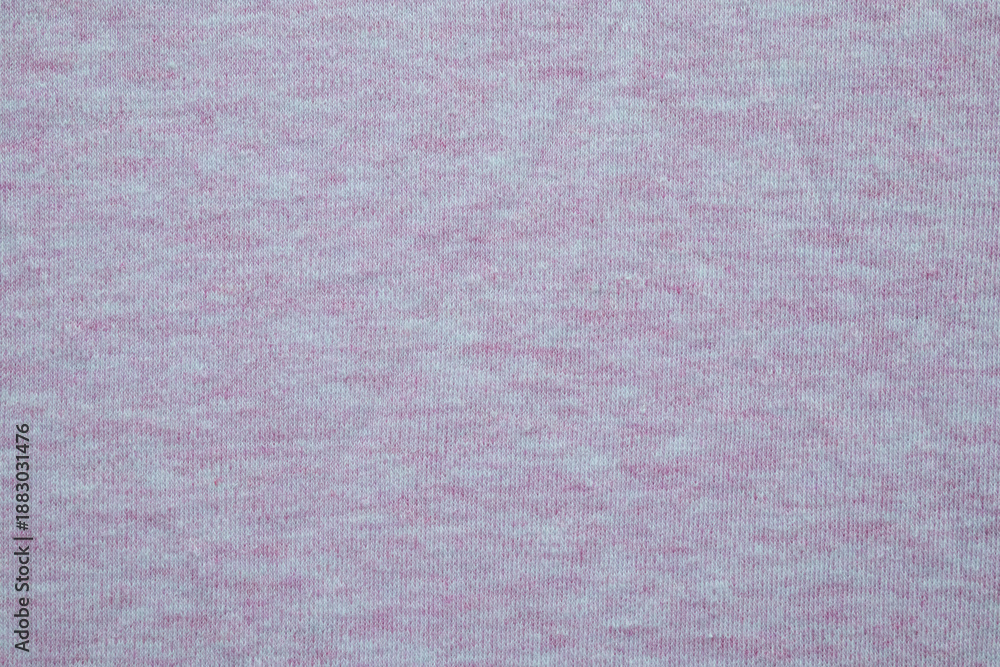 Fototapeta premium Pink Heather Fabric Texture Background, Melange Cotton Jersey Textile