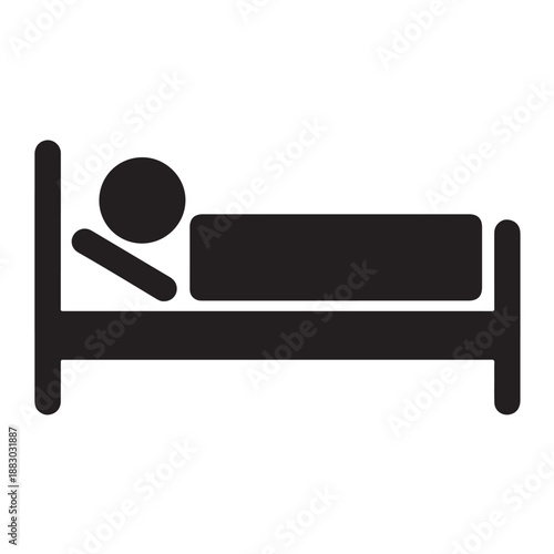 Person Sleeping in Bed