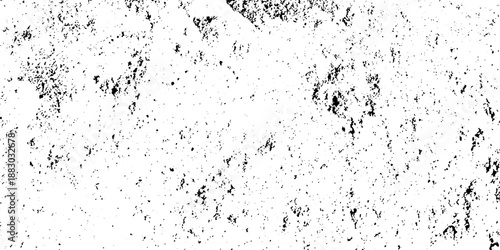 Grunge vintage white and black vector wall distressed dirty noise rust cracked pain background. messy dusty chalk splat dirt rusty noise overlay concrete wall texture background.