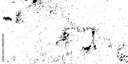 Grunge vintage white and black vector wall distressed dirty noise rust cracked pain background. messy dusty chalk splat dirt rusty noise overlay concrete wall texture background.