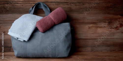 Wallpaper Mural Bag with a towel Torontodigital.ca
