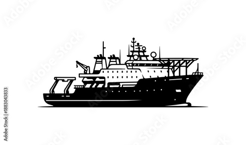 Maritime Vessel Illustration