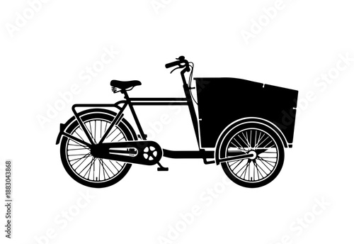 Cargo Bike with Large Storage Box