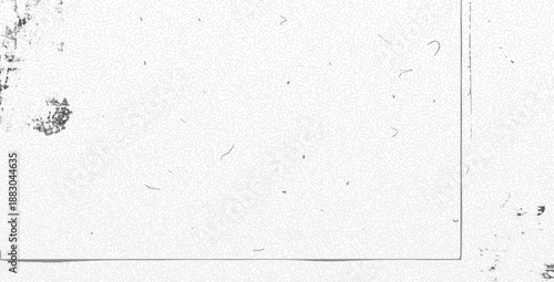 Film black and white old texture. Distressed retro photo effect. Old movie filter overlay frame. Grunge gritty texture with dust, scratches and faded stripes. Vector transparent retro decoration.