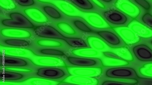 Exploring Abstract Green Pattern Motion in Slow Transitions