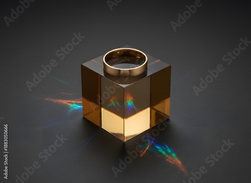 isolated ring on box