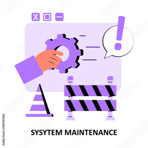 System Maintenance Concept Illustration
