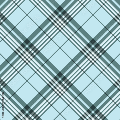 Teal Plaid Pattern Design for Fabric and Textile Backgrounds