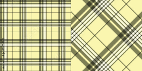 Olive Green Plaid Pattern with Textile Fabric Check Design