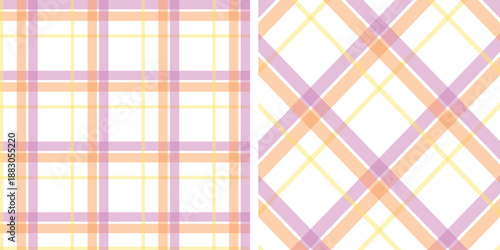 Pastel Plaid Pattern Design with Soft Colors