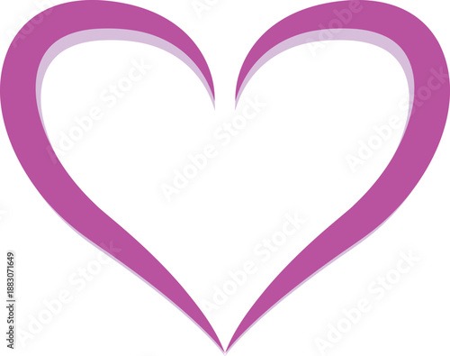 Heart shape design for love symbols, valentines day related designs and frames, Red heart formed by Available in vector EPS format