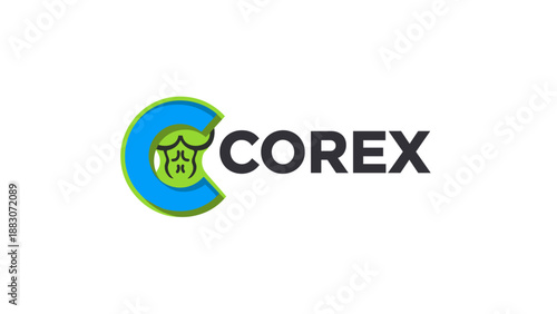 Corex Logo Design Element Corporate Identity.