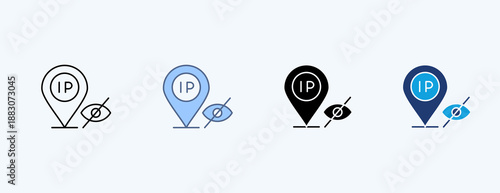Hide Up Multiple Icon Illustration Vector