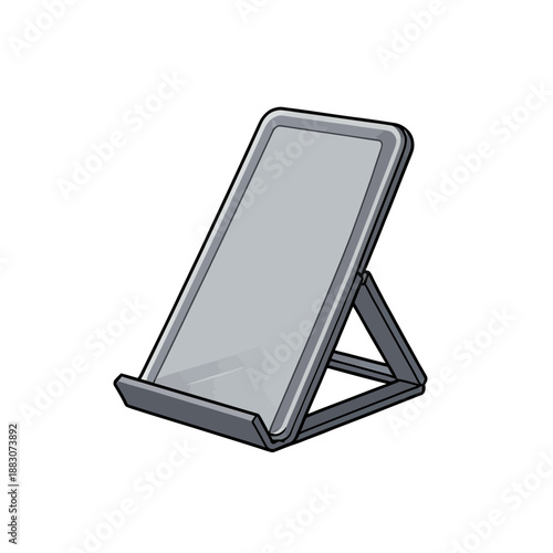 Blank ancient stone tablet displayed on a dark minimalist stand perfect for lore inscriptions or quest clues in a fantasy RPG game development interface.