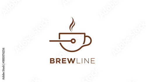 Coffee Cup Logo Design Element.