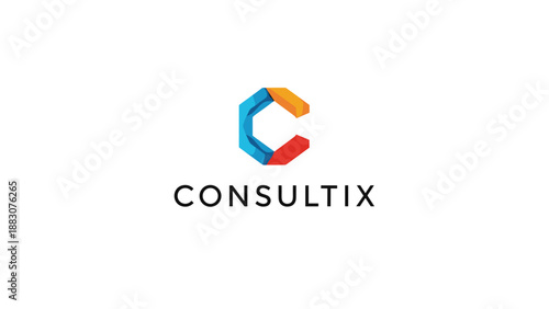 Consultix Logo Corporate Identity Design Element.