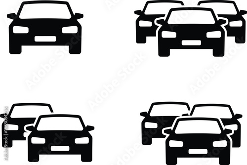 Traffic congestion with multiple cars