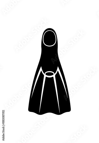 Black Hooded Cape with Symbol