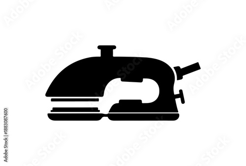 Ironing Board with Clothes Iron