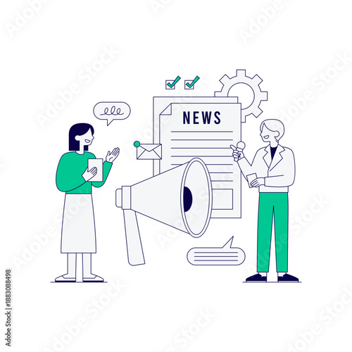 Clean lined media relations