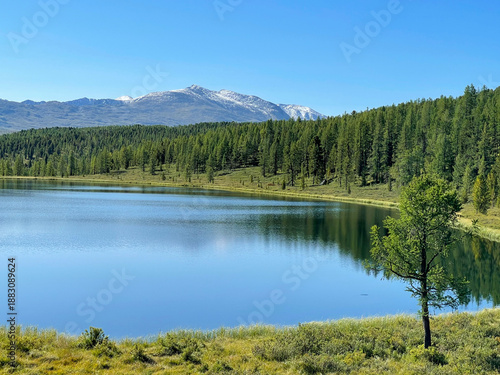 Beautiful landscape in the Altai mountains, Russia