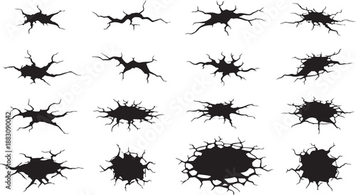 An elegant 3d illustration featuring a golden metallic country map silhouette emerging from a crack in the wall with a silver reflection and artistic shadow 