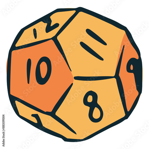 Role play dice icon