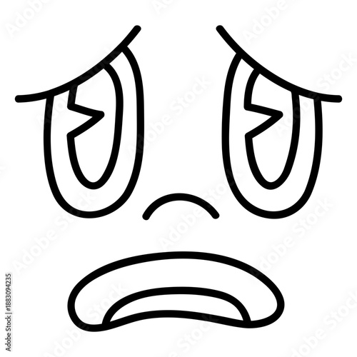 Silly cartoon character