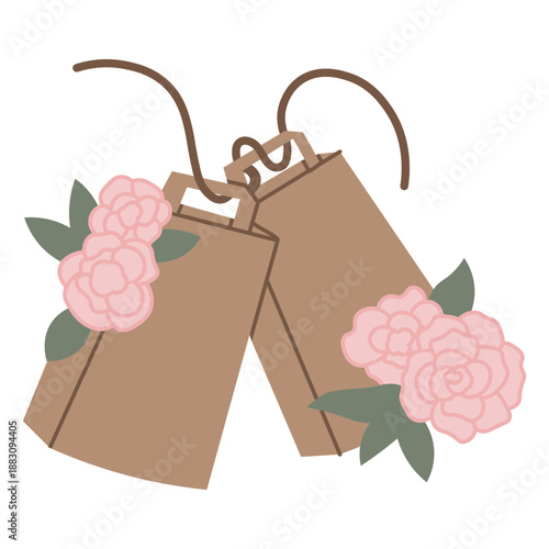 Romantic rose bell design